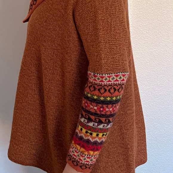 Brown Alpaca Peruvian Sweater size M/L - Picture 1 of 5